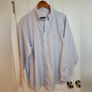 Brooks‎ Brothers Madison Men's Long Sleeve Striped Shirt XL